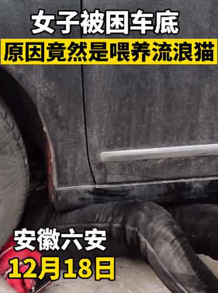 女子被困轎車(chē)車(chē)底無(wú)法抽身 消防員問(wèn)其原因讓人意想不到