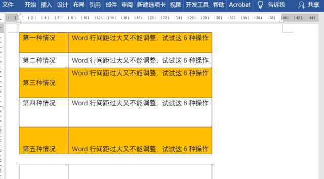 word行間距 Word行間距過(guò)大又不能調(diào)整，試試這6種操作