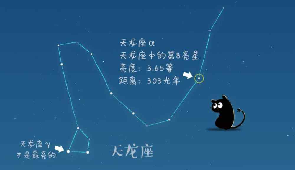 天龍座 天龍座α——曾經的和未來的北極星