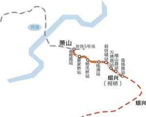 紹興到杭州 紹興到杭州城際鐵路明年開建 全程僅需20多分鐘