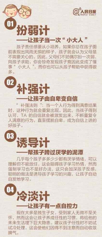 父母是孩子最好的老師 家庭教育微課堂▏人民日報(bào)：父母是孩子最好的老師！教育孩子，我有36計(jì)！