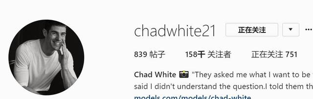 肌肉男神Chad White 最受歡迎的一百張照片