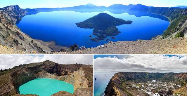 20個地球上最引人注目的火山口湖泊