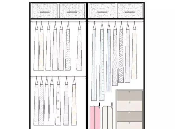 這樣的衣柜內(nèi)部結(jié)構(gòu)布局，適合96%的人！