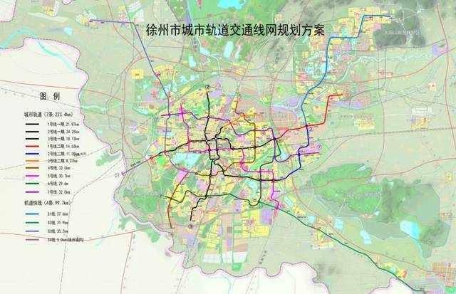 徐州未來11條地鐵線路規(guī)劃出圖！未來的市中心在 ...