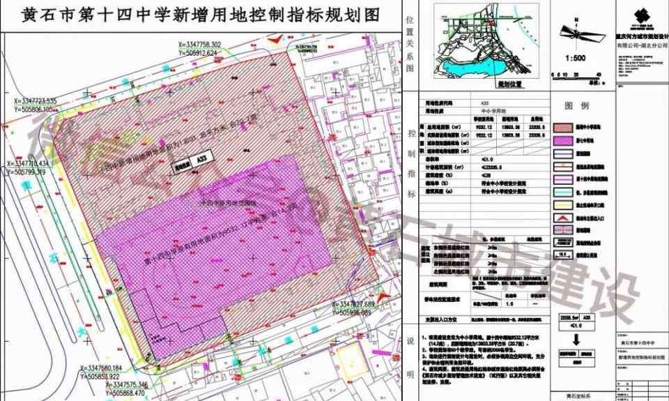 黃石市十四中 黃石十四中擴(kuò)建效果圖曝光新建教學(xué)樓、實驗樓、圖書館、運動場等