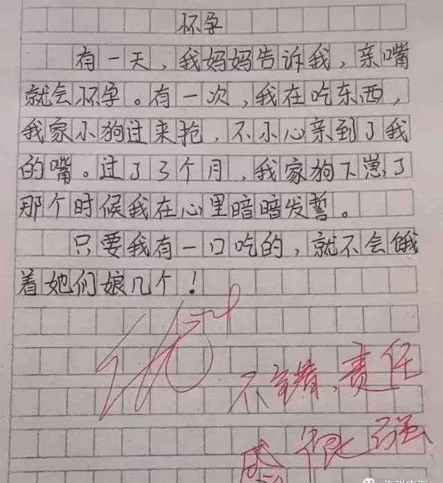 小學(xué)優(yōu)秀作文 萌翻了的小學(xué)生作文帶給成年人的開心與反思