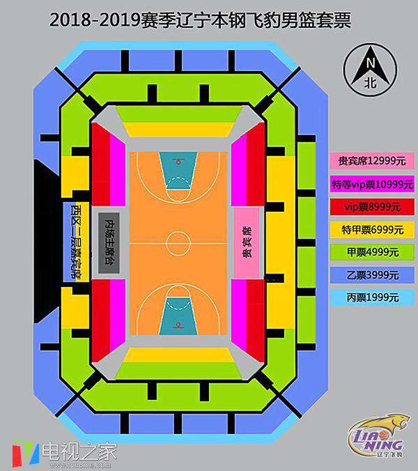 遼籃主場 2019CBA比賽遼籃賽程時間表/對陣圖/主場票價