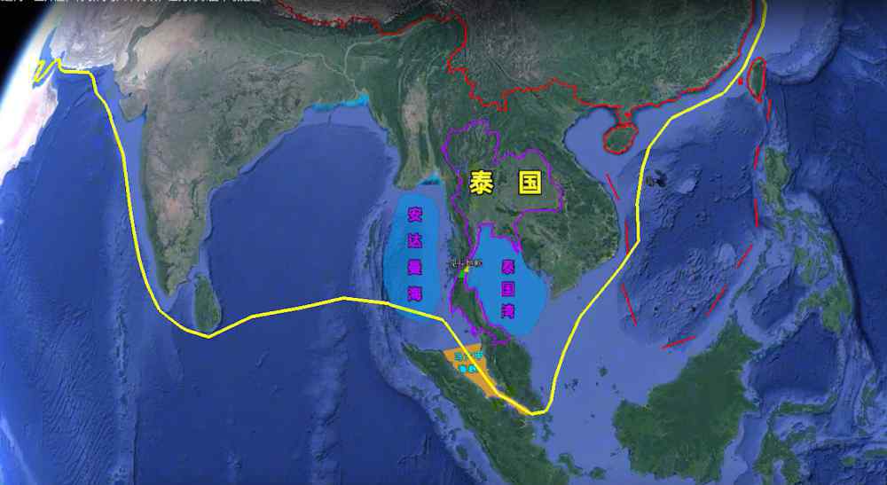 克拉地峽運河 克拉地峽運河一旦開通，將取代馬六甲海峽，但為何泰國不敢挖通？