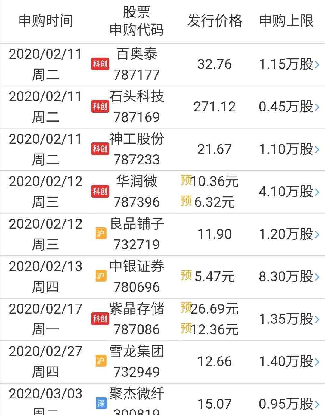 787233 [2.11打新提醒] 石頭科技,百奧泰,神工股份