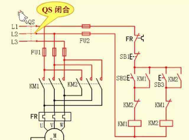 電動機正反轉(zhuǎn)接線圖 低壓電工實操考試題：K2-2三相交流異步電動機正反轉(zhuǎn)接線與調(diào)試詳解