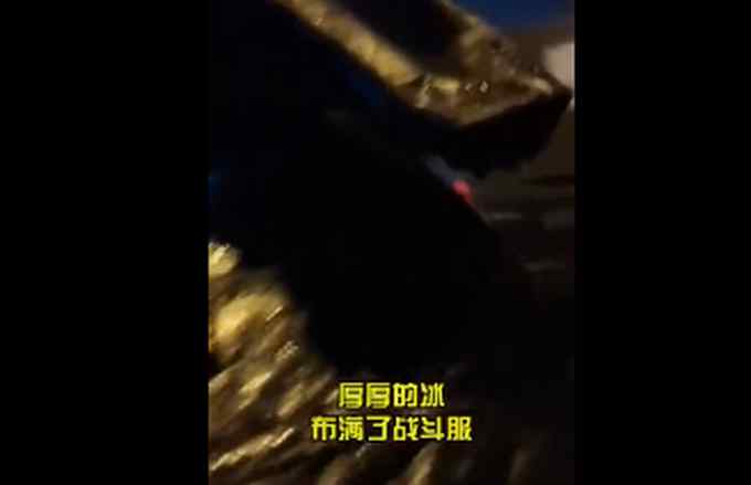 -34℃！消防員零下34度滅火鼻涕凍結(jié)冰 逗樂了自己卻看哭了網(wǎng)友