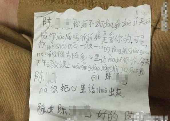 小學(xué)生寫情書 金華小學(xué)生寫逆天情書 里面包含拼音和漢字