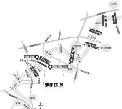 錢江隧道 橋梁+隧道+地鐵 杭州主城區(qū)規(guī)劃了26條過江通道