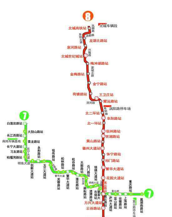 合肥地鐵8號線 最新消息！5年后合肥地鐵7、8號線或可上線營業(yè)！