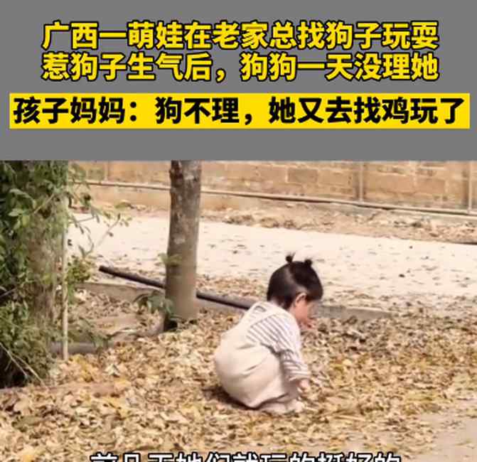 可可愛愛！人類幼崽和狗子背對背發(fā)脾氣 媽媽：狗實在忍受不了了