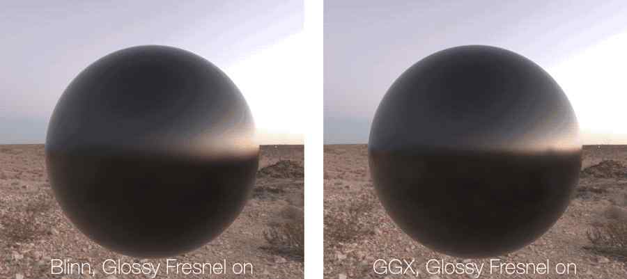 glossy 理解V-Ray 3.5的新特性：Glossy Fresnel