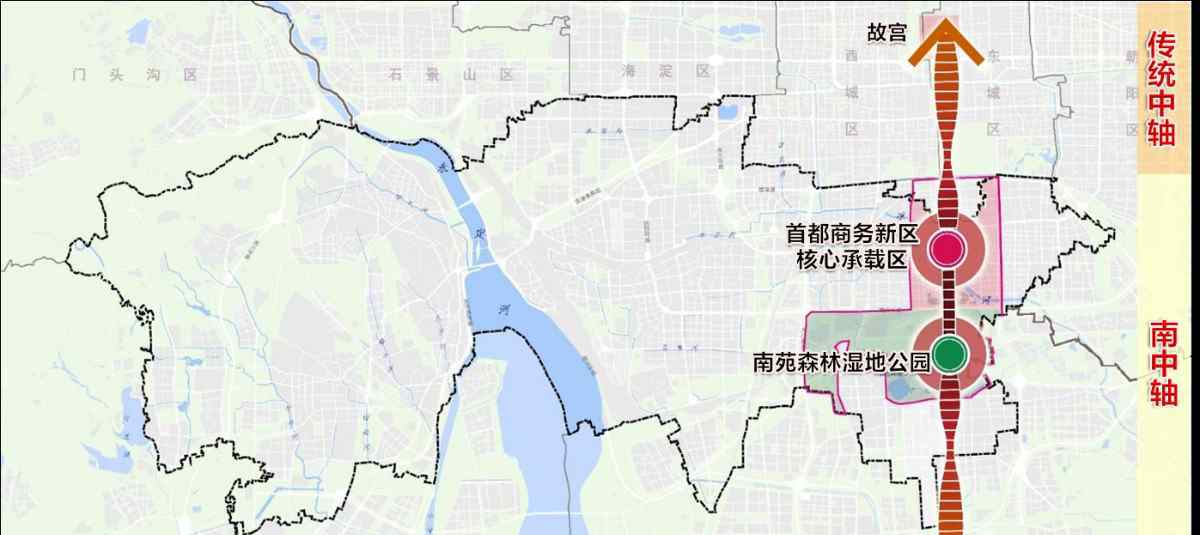 北京南城規(guī)劃圖 南城不只有南苑森林濕地公園，圍著它北京豐臺(tái)將建20多個(gè)公園