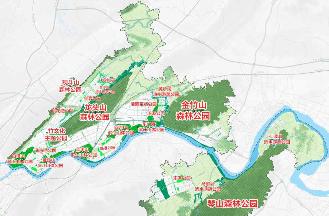 三江新區(qū) 大手筆！規(guī)劃已出，宜賓三江新區(qū)要修21個(gè)公園！涉及濱江、城區(qū)、山體一帶，位置就在···