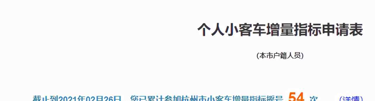 浙江小伙搖號73次依舊沒中 欲哭無淚：搖成百萬分母里的那一個