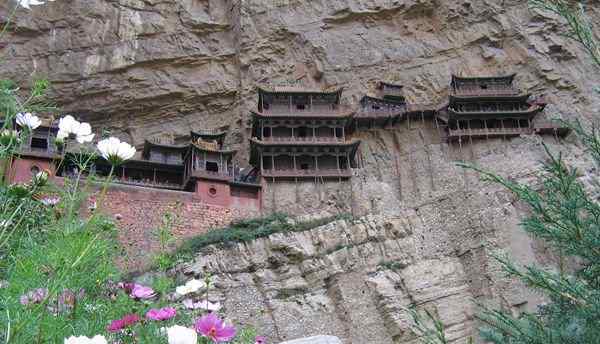 倒懸空寺 世界上最危險(xiǎn)的寺廟，倒懸空寺建在懸崖上