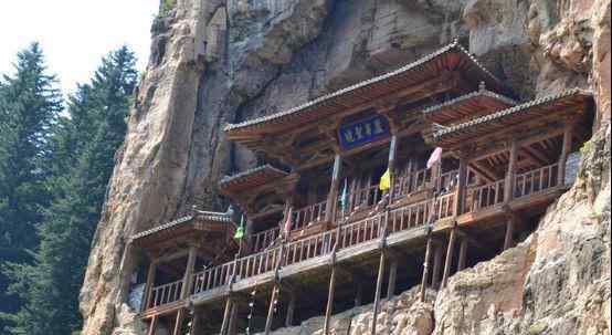 倒懸空寺 世界上最危險(xiǎn)的寺廟，倒懸空寺建在懸崖上