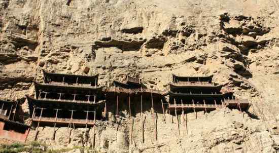 倒懸空寺 世界上最危險(xiǎn)的寺廟，倒懸空寺建在懸崖上