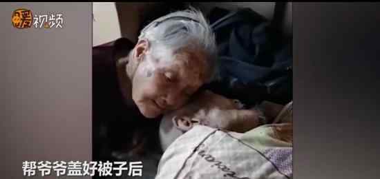 100歲奶奶貼臉陪伴98歲爺爺 具體怎么回事