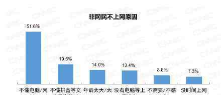 中國近5億人不上網(wǎng) 不上網(wǎng)的主要原因是什么