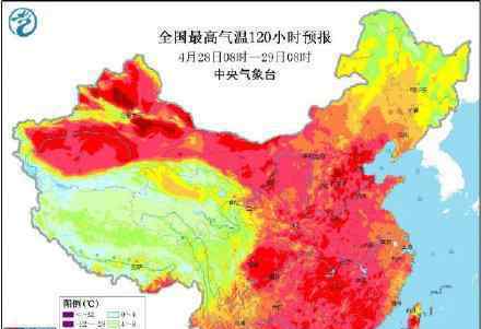 未來幾天全國最高氣溫預報圖 北方地區(qū)氣溫回升顯著