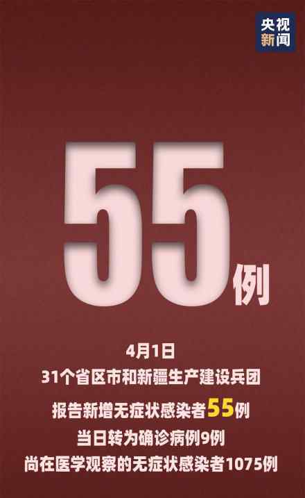 31省區(qū)市新增55例無癥狀感染者 具體是什么情況