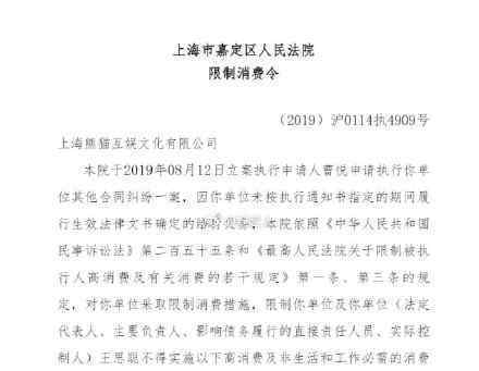 王思聰被限制高消費怎么回事高消費行為有哪些