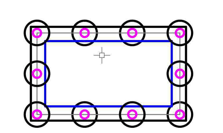 矩形練習(xí)題 【練習(xí)42】—— CAD經(jīng)典練習(xí)題庫(kù)解答（持續(xù)更新）