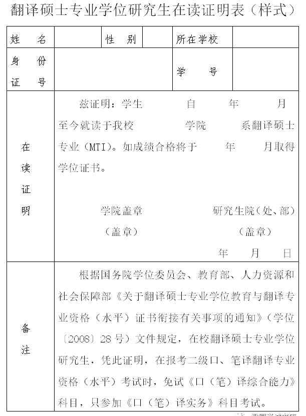 人事部翻譯考試 2019年度下半年翻譯專(zhuān)業(yè)資格（水平）考試報(bào)名通知