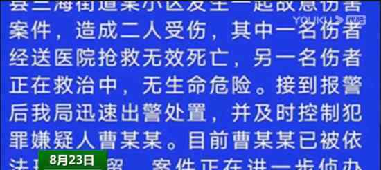 女護士出軌丈夫砍人致1死1傷 具體什么情況