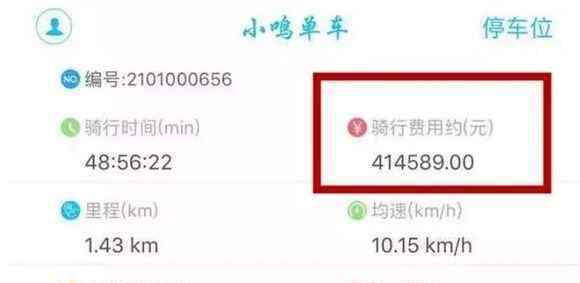 20分鐘計費41萬 讓人害怕的共享單車騎行費用