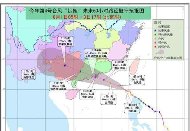 臺(tái)風(fēng)妮妲晚間加強(qiáng)風(fēng)級(jí) 明日登陸廣東