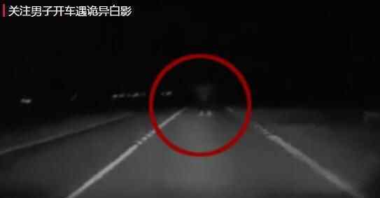 男子深夜開車突遇詭異白影 回看行車記錄驚出一身冷汗