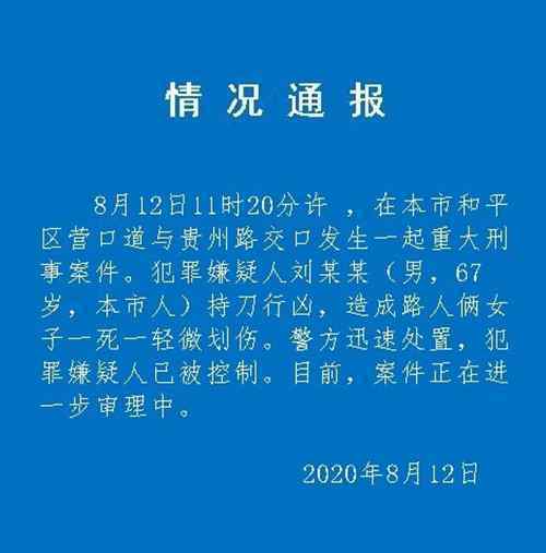 天津男子當街持刀砍人致1死1傷 現(xiàn)場圖曝光令人震驚