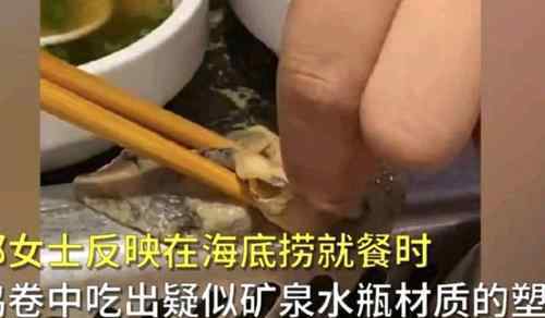 海底撈就塑料烏雞卷事件道歉 后續(xù)怎么處理的