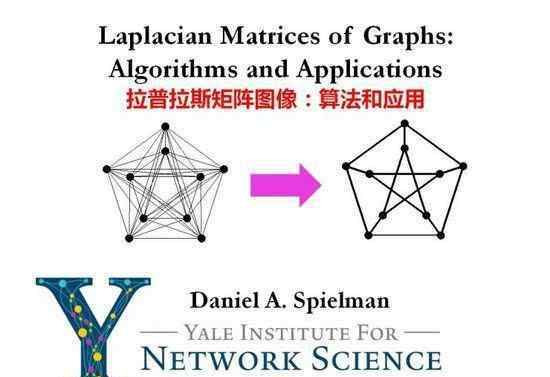 拉普拉斯矩陣 耶魯大學(xué)博士演講:拉普拉斯矩陣圖像的算法和應(yīng)用