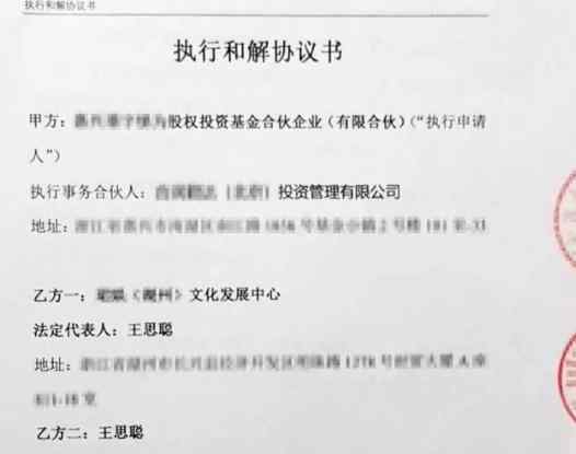 王思聰被執(zhí)行和解  什么被執(zhí)行案件具體什么情況