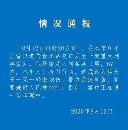 天津男子當(dāng)街持刀砍人致1死1傷 回顧事情經(jīng)過