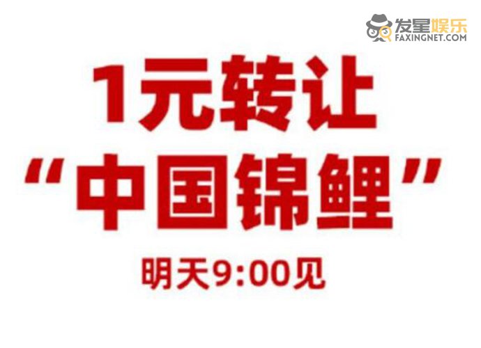 信小呆 信小呆一元轉(zhuǎn)讓中國錦鯉 看了結(jié)果網(wǎng)友大失所望是營銷