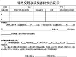 交通事故協(xié)議書范文 交通事故賠償協(xié)議書最新范本