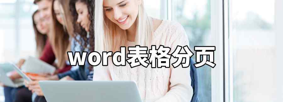 word表格分頁(yè)