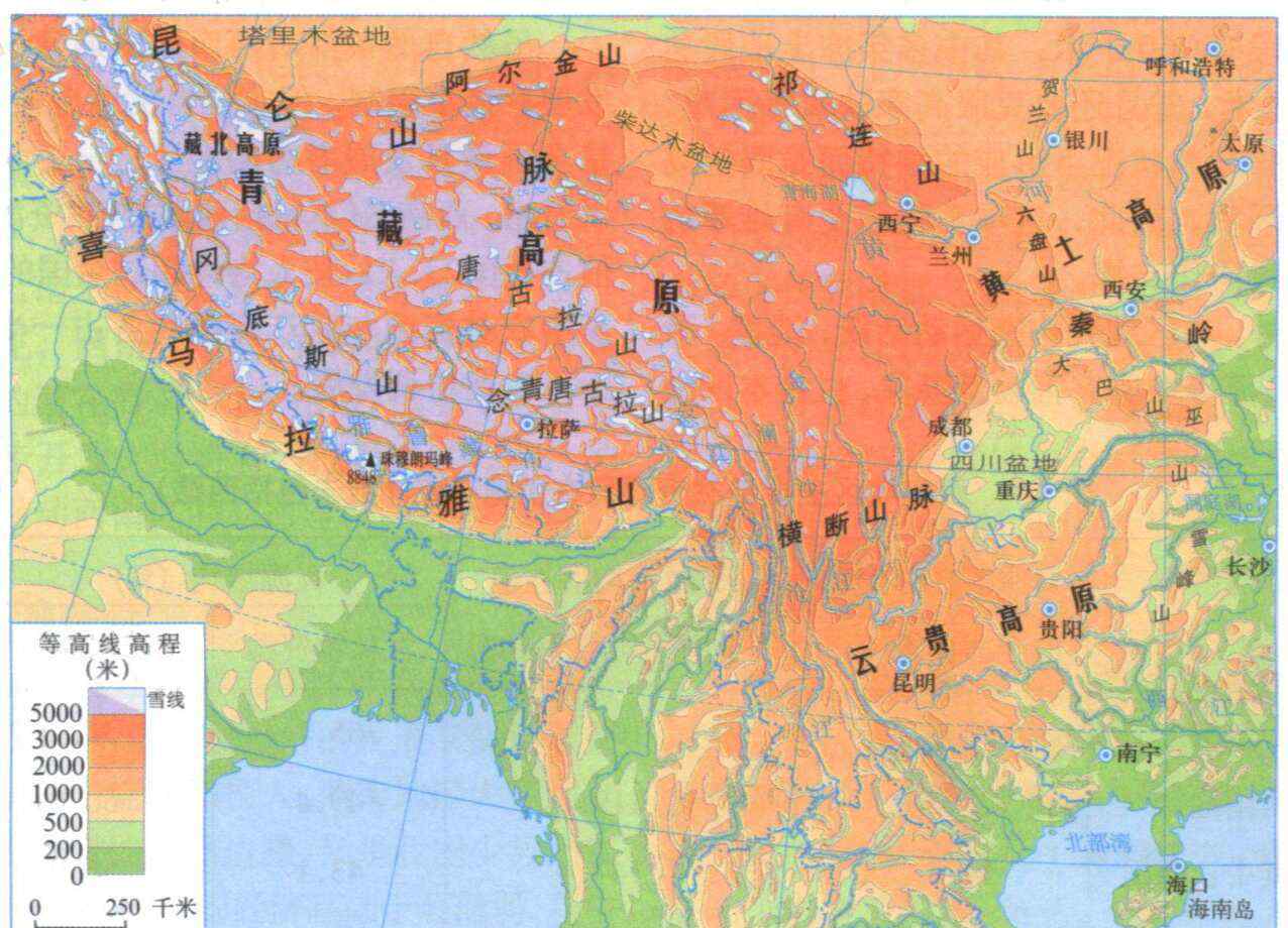 什么三什么四 中國四大高原是哪四個(gè)，其中一個(gè)繼南極、北極，稱為世界第三極