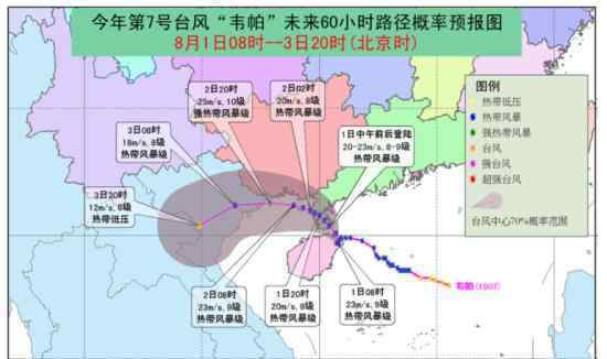 臺(tái)風(fēng)韋帕登陸海南哪里?什么時(shí)候登陸?風(fēng)力幾級(jí)?