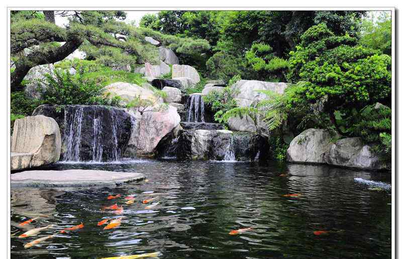 假山制作 庭院魚池假山制作方法