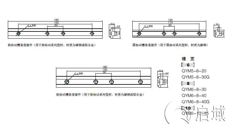 u型槽規(guī)格 工業(yè)鋁型材配件U型槽條介紹